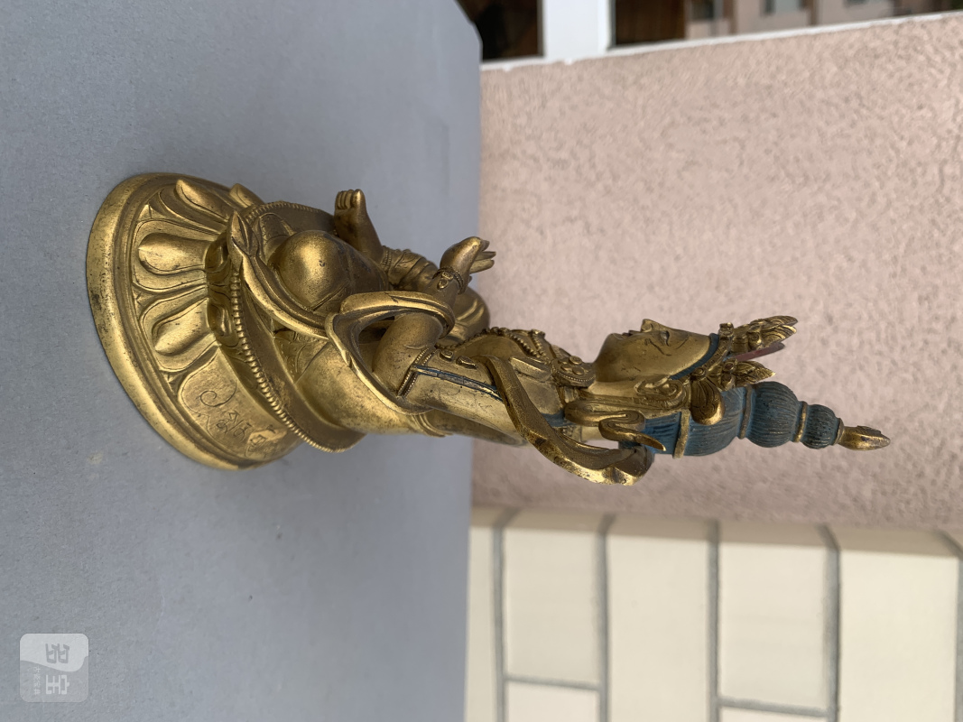 A gilt-bronze figure of a Bodhisattva - 图7